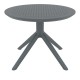 20-0946-2 SKY DARK GREY MINI Φ60X45εκ. ΤΡΑΠΕΖΙ ΠΟΛ/ΝΙΟΥ