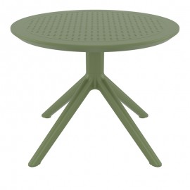 20-0946-4 SKY OLIVE GREEN MINI Φ60X45εκ. ΤΡΑΠΕΖΙ ΠΟΛ/ΝΙΟΥ