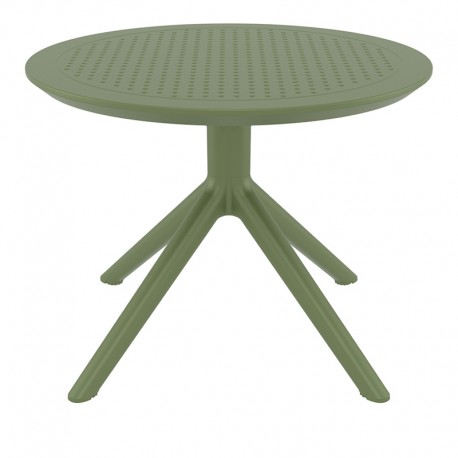 20-0946-4 SKY OLIVE GREEN MINI Φ60X45εκ. ΤΡΑΠΕΖΙ ΠΟΛ/ΝΙΟΥ