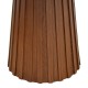 029-000447 Τραπέζι Franzel pakoworld mdf καρυδί Φ120x75εκ