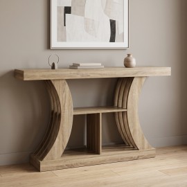 049-000128 Κονσόλα Conde pakoworld sonoma 160x30x90εκ