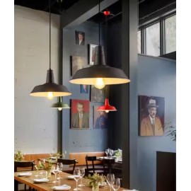 77-50656 SE21-BL-35 SPACE PENDANT LAMP BLACK E27 35x100cm IP20 220V 2 YEARS WARRANTY Ε2