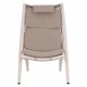 ΠΟΛΥΘΡΟΝΑ RELAX REMUS HM6642.02 ΑΛΟΥΜΙΝΙΟ ΛΕΥΚΟ-ΣΧΟΙΝΙ OLEFIN ΜΠΕΖ 63x87x94Υεκ.