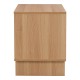 086-000027 Κομοδίνο Jenfia pakoworld mdf σε φυσική απόχρωση 48x39x50,5εκ