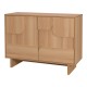 086-000032 Μπουφές Jenfia pakoworld mdf σε φυσική απόχρωση 101,2x39x75,5εκ