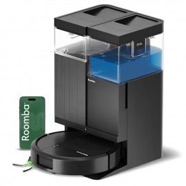 iRobot Roomba Plus 515 Combo N285040 Σκούπα Ρομπότ για Σκούπισμα & Σφουγγάρισμα με Χαρτογράφηση και Wi-Fi