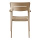 326-000085 Πολυθρόνα Pilma pakoworld cappuccino PP 57x54x82εκ