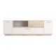 192-000076 Σύνθετο σαλονιού Norda pakoworld κρεμ με oak 187x40x58.4εκ