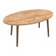 197-000348 Τραπέζι σαλονιού Sartori pakoworld oak 90x45x43εκ