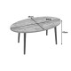 197-000348 Τραπέζι σαλονιού Sartori pakoworld oak 90x45x43εκ