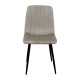 11-1708 DORA CAPPUCCINO VELVET ΥΦΑΣΜΑ ΚΑΡΕΚΛΑ ΜΕΤΑΛΛΙΚΗ 45X53X86εκ.