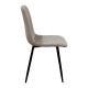 11-1708 DORA CAPPUCCINO VELVET ΥΦΑΣΜΑ ΚΑΡΕΚΛΑ ΜΕΤΑΛΛΙΚΗ 45X53X86εκ.