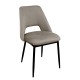11-1650 MADISON CAPPUCCINO VELVET ΥΦΑΣΜΑ ΚΑΡΕΚΛΑ ΜΕΤΑΛΛΙΚΗ 45X54X83εκ.
