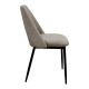 11-1650 MADISON CAPPUCCINO VELVET ΥΦΑΣΜΑ ΚΑΡΕΚΛΑ ΜΕΤΑΛΛΙΚΗ 45X54X83εκ.