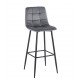43-2806 NORA GREY VELVET ΥΦΑΣΜΑ 75εκ. ΣΚΑΜΠΟ ΜΕΤΑΛΛΙΚΟ 45X42X75-110εκ.