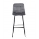 43-2806 NORA GREY VELVET ΥΦΑΣΜΑ 75εκ. ΣΚΑΜΠΟ ΜΕΤΑΛΛΙΚΟ 45X42X75-110εκ.