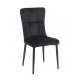 11-1645-1 SELIN BLACK VELVET ΥΦΑΣΜΑ ΚΑΡΕΚΛΑ ΜΕΤΑΛΛΙΚΗ 46X54X91εκ.