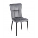 11-1645 SELIN GREY VELVET ΥΦΑΣΜΑ ΚΑΡΕΚΛΑ ΜΕΤΑΛΛΙΚΗ 46X54X91εκ.