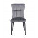 11-1645 SELIN GREY VELVET ΥΦΑΣΜΑ ΚΑΡΕΚΛΑ ΜΕΤΑΛΛΙΚΗ 46X54X91εκ.