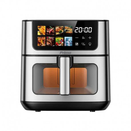 400566 Φριτέζα Αέρος PRAF-40566 Primo Digital 8L 1800W Inox/Μαύρη