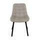 11-1644 MIRA CAPPUCCINO VELVET ΥΦΑΣΜΑ ΚΑΡΕΚΛΑ ΜΕΤΑΛΛΙΚΗ 53X59X86εκ.