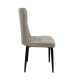11-1645-2 SELIN CAPPUCCINO VELVET ΥΦΑΣΜΑ ΚΑΡΕΚΛΑ ΜΕΤΑΛΛΙΚΗ 46X54X91εκ.