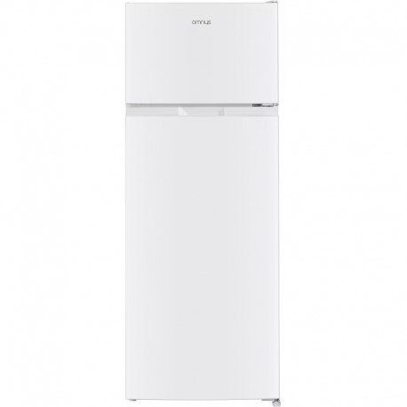 Omnys FTS-E5143W Δίπορτο Ψυγείο 206lt Υ143xΠ55xΒ56cm Λευκό E