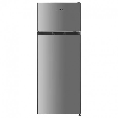 Omnys FTS-E5143S Δίπορτο Ψυγείο 206lt Υ143xΠ55xΒ56cm Inox E