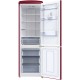 Omnys WNT-EPQ33025WR Retro Ψυγειοκαταψύκτης 330lt No Frost Υ190xΠ60xΒ73.5cm Κόκκινος E
