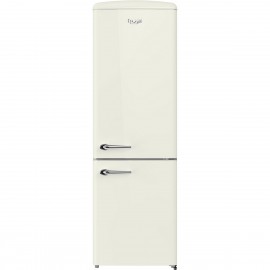 Omnys WNT-EPQ33025C Retro Ψυγειοκαταψύκτης 330lt No Frost Υ190xΠ60xΒ73.5cm Μπεζ E