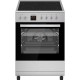 Omnys EC6809DPIN Κουζίνα 80lt με Κεραμικές Εστίες Π60εκ. Inox A