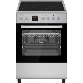 Omnys EC6809DPIN Κουζίνα 80lt με Κεραμικές Εστίες Π60εκ. Inox A