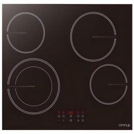 Omnys CH641TFB Κεραμική Εστία Αυτόνομη με Λειτουργία Κλειδώματος 52x59εκ.
