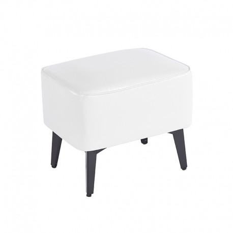 40-0615-1 SAMI WHITE PU ΣΚΑΜΠΟ 40X30X34εκ.
