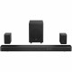 Hisense AX5125H Soundbar 5.1.2 Bluetooth και HDMI 500W με Ασύρματο Subwoofer και Τηλεχειριστήριο Μαύρο
