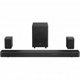 Hisense AX5125H Soundbar 5.1.2 Bluetooth και HDMI 500W με Ασύρματο Subwoofer και Τηλεχειριστήριο Μαύρο