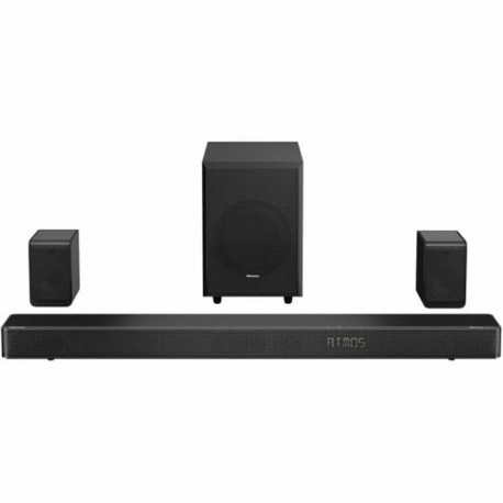 Hisense AX5125H Soundbar 5.1.2 Bluetooth και HDMI 500W με Ασύρματο Subwoofer και Τηλεχειριστήριο Μαύρο