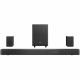 Hisense AX5125H Soundbar 5.1.2 Bluetooth και HDMI 500W με Ασύρματο Subwoofer και Τηλεχειριστήριο Μαύρο