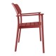 326-000089 Πολυθρόνα Pilma pakoworld terracotta PP 57x54x82εκ