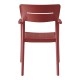 326-000089 Πολυθρόνα Pilma pakoworld terracotta PP 57x54x82εκ