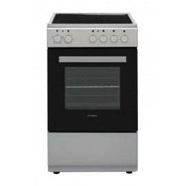 Hyundai HCVC26V-5650VS Κουζίνα Ηλεκτρική 55lt με Κεραμικές Εστίες 50cm Ασημί A
