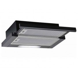 Hyundai HHD26-TL7061BL Συρόμενος Απορροφητήρας 60cm με 2 Μοτέρ Μαύρος B