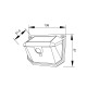 80206511S it-Lighting Montbel LED 12W 3000K Solar Outdoor Wall Lamp Black D:138x97x51,5mm (80206511S)