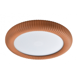 42054-Terracotta Inlight Φωτιστικό Οροφής Γύψινο LED 36W, 3000K, Κεραμιδί D:40x6,5cm(42054-Terracotta)