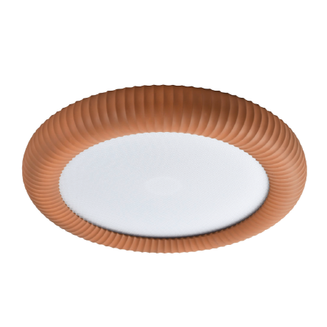 42054-Terracotta Inlight Φωτιστικό Οροφής Γύψινο LED 36W, 3000K, Κεραμιδί D:40x6,5cm(42054-Terracotta)
