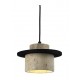 4095 InLight Κρεμαστό φωτιστικό γκρι από travertine marble 1XΕ27 D:20 x 12cm (4095)