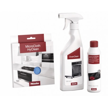 Miele Σετ Καθαρισμού Κεραμικών Εστιών Set CleanKitchen Spray 301ml 3τμχ 11450980
