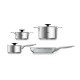 Miele LMTS 5704-3 Σετ Μαγειρικά Σκεύη από Ανοξείδωτο Ατσάλι με Αντικολλητική Επίστρωση 4τμχ (12625700)