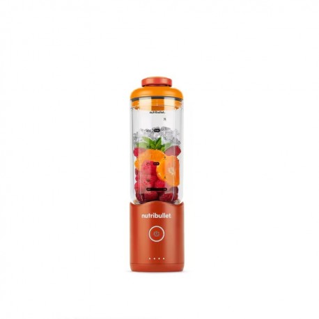 NutriBullet NBP013.OR Flex Μπλέντερ με Πλαστική Κανάτα 590 ml 7.4V Tangerine Orange