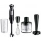 Braun MQ55307MBK MultiQuick 5 Pro Ραβδομπλέντερ με Ανοξείδωτη Ράβδο 1000W Μαύρο
